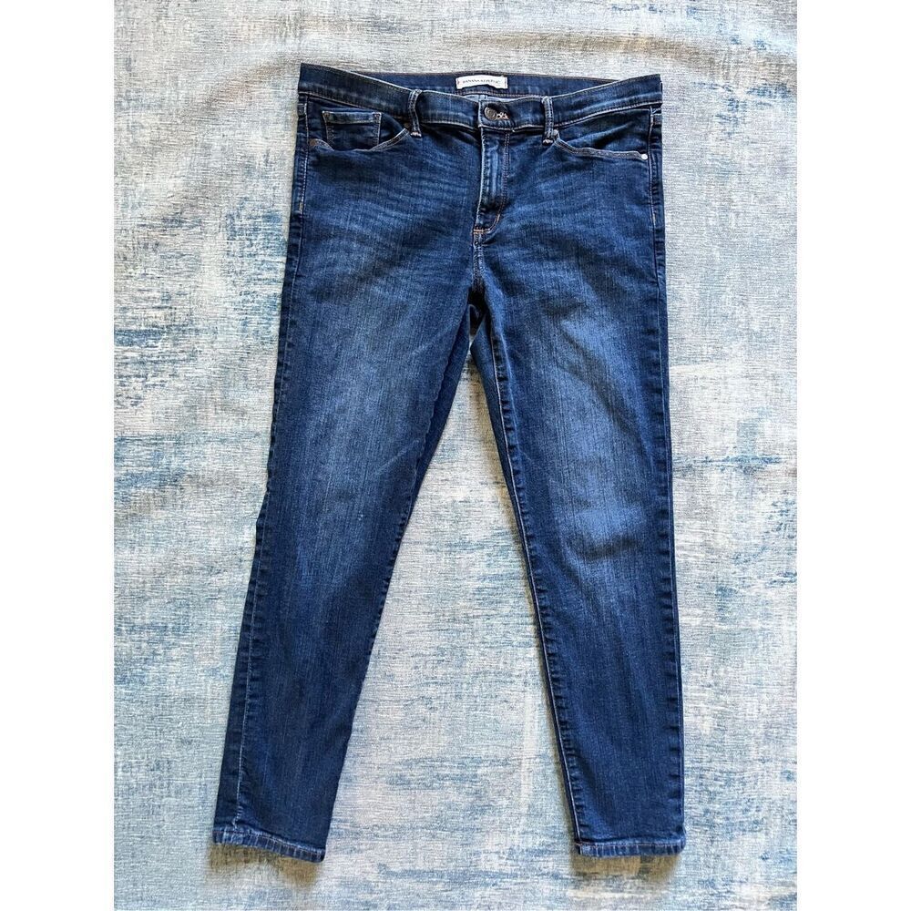 Banana Republic Premium Denim Skinny Ankle Jeans 31"